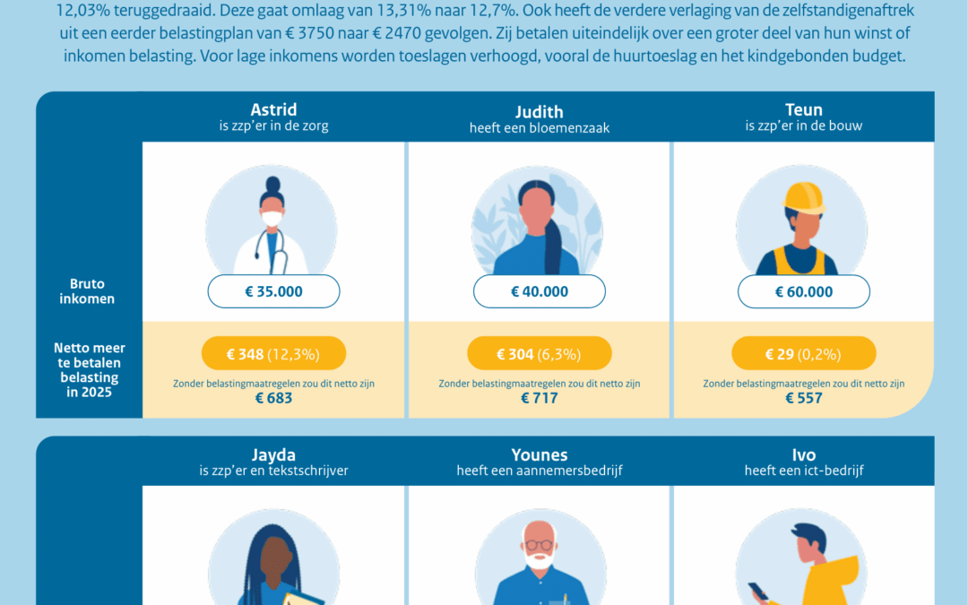 Belastingplan 2025: wijzigingen in belastingen voor ondernemers